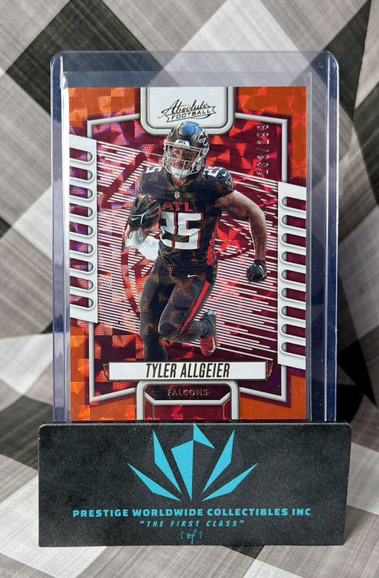 Tyler Allgeier 2023 Panini Absolute Football Orange Mosaic /299 #50 ATL Falcons