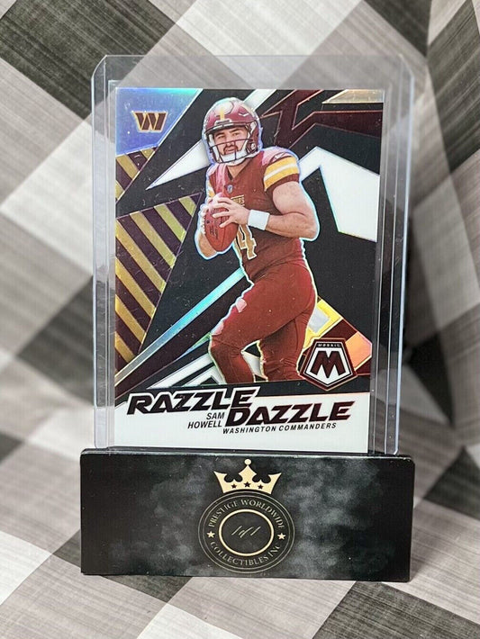 Sam Howell 2022 Mosaic Razzle Dazzle Rookie Case Hit #RD-21 - Wash Commanders RC