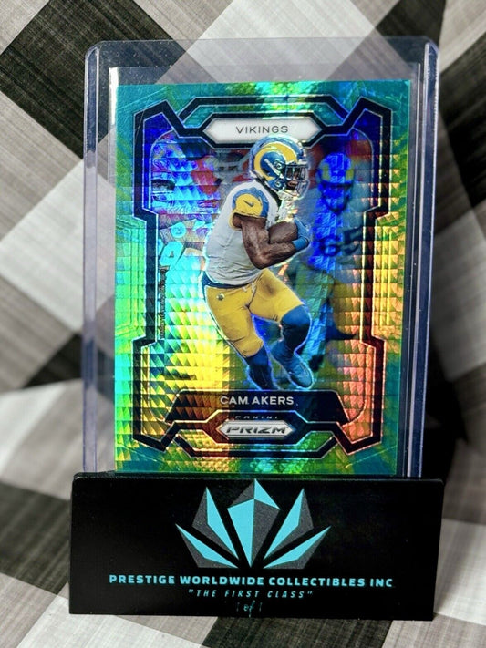 Cam Akers 2023 Prizm Green Hyper /175 #164 Minnesota Vikings / LA Rams SP