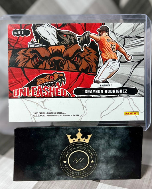 Grayson Rodriguez 2023 Donruss Pink Fireworks Unleashed #U15