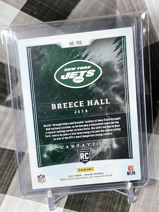 Breece Hall 2022 Panini Origins Football Rookie VARIATION #106 New York Jets RC