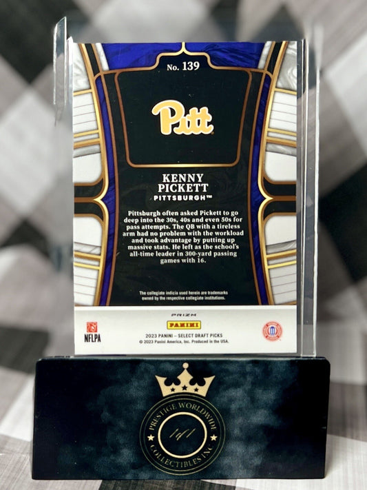 Kenny Pickett 2023 Select Draft Picks Red Prizm Lazer #139 PITT & PIT Steelers
