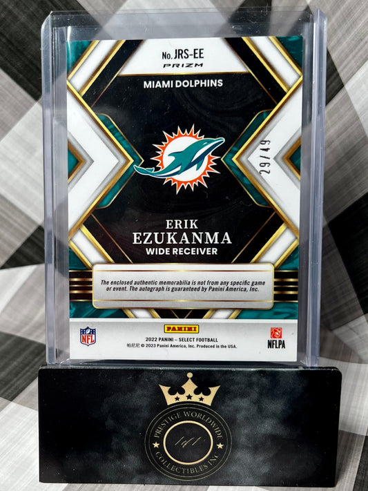 Erik Ezukanma 2022 Select RPA Rookie Patch Auto /49 #JRS-EE