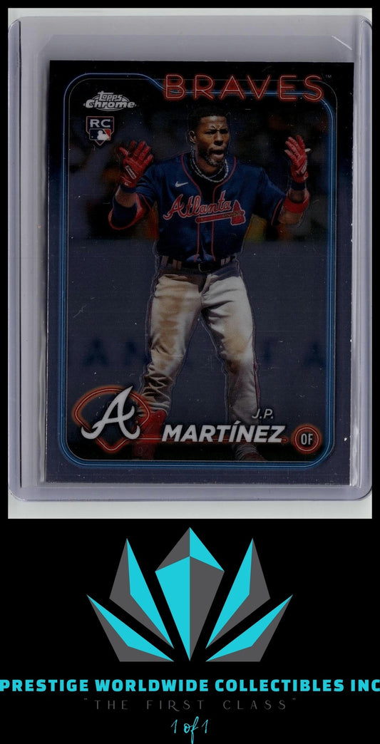 J.P. MartÃ­nez 2024 Topps Chrome Rookie #294 Atlanta Braves Rookie