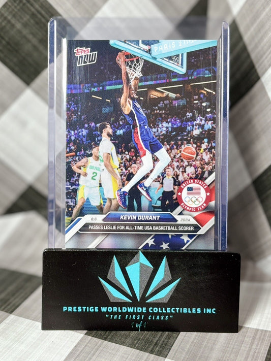 Kevin Durant 2024 Topps Now Olympics #20 USA Basketball