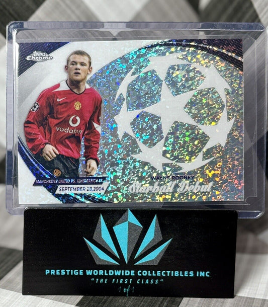 Wayne Rooney 2023-24 Topps Chrome UEFA Starball Debut #SD-6 Manchester United