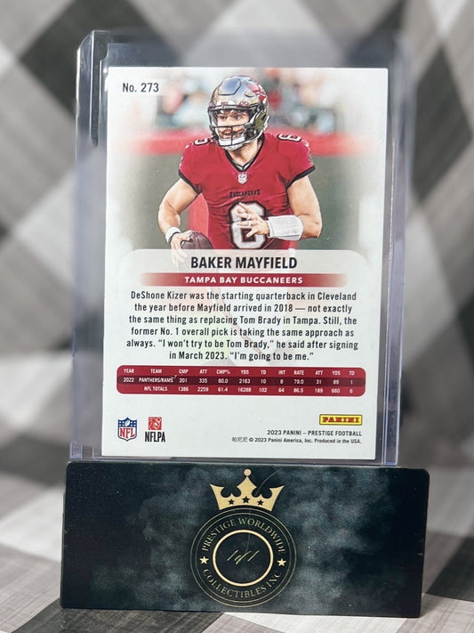 Baker Mayfield 2023 Prestige Base Xtra Points Blue /399 #273 TB Buccaneers SP