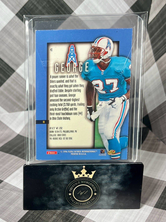 Eddie George 1996 Fleer Ultra Sensations Gold Rookie #41 RC HOU Oilers & Titans