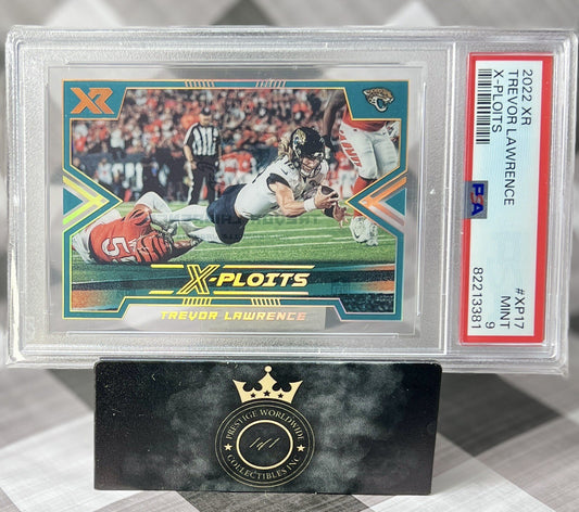 Trevor Lawrence 2022 Panini Xr X-Ploits Case Hit PSA 9 #XP-17 JAC Jaguars SSP