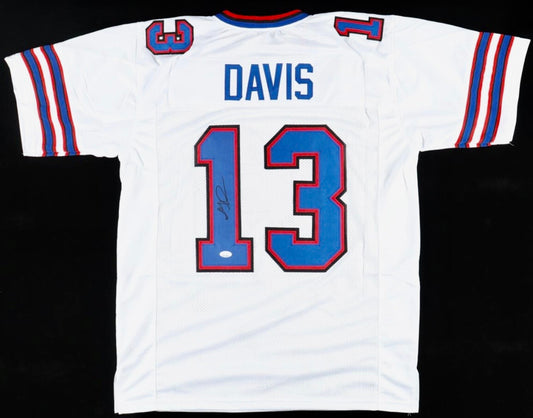 Gabe Davis Autographed Custom XL Jersey w/ JSA COA - Buffalo Bills