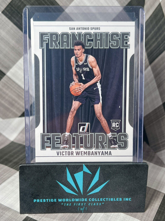 Victor Wembanyama 2023-24 Panini Donruss Franchise Features Rookie RC #29 Spurs