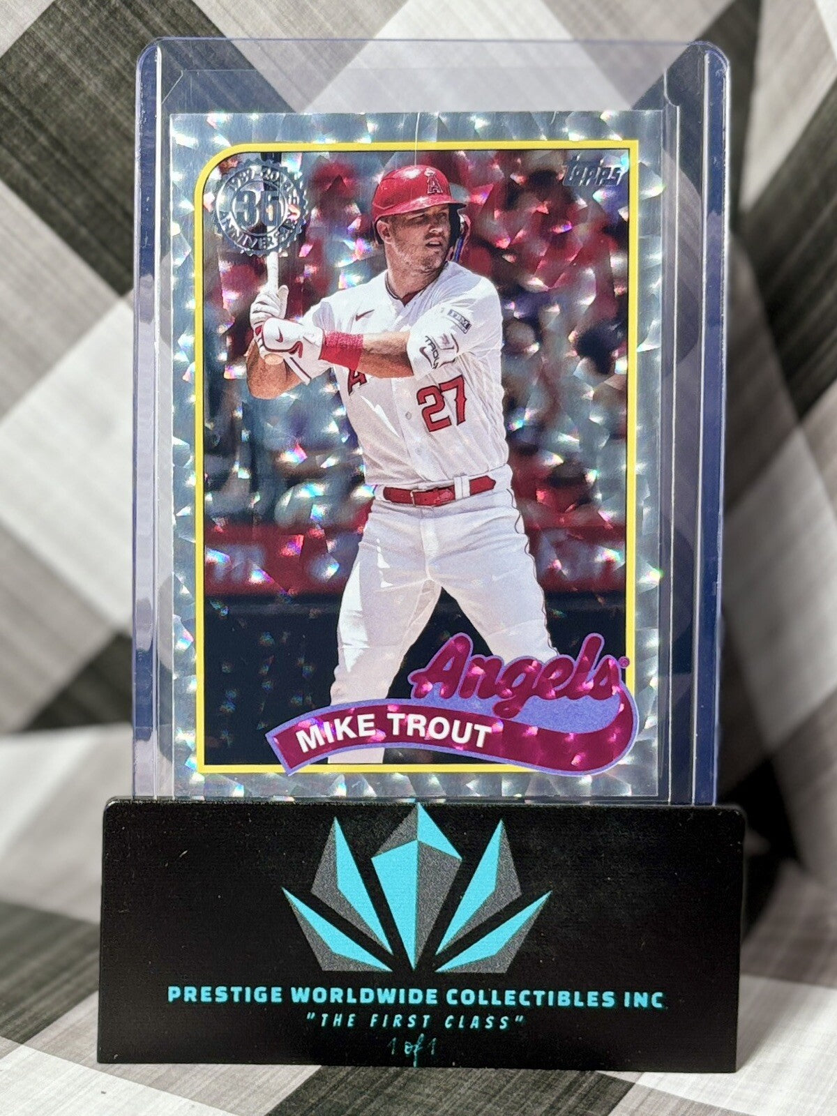 Mike Trout 2024 Topps Series 2 1989 Silver Foil #89B2-50 Los Angeles Angels