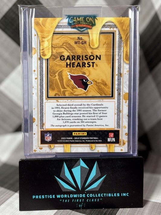 Garrison Hearst 2023 Gold Standard Midas Touch Auto /99 #MT-GH AZ Cardinals