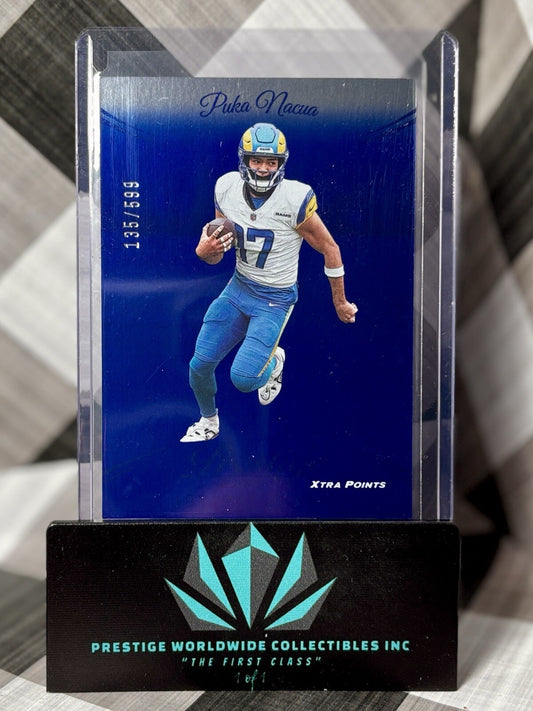 Puka Nacua 2024 Panini Prestige Blue Xtra Points /599 #175 Los Angeles Rams