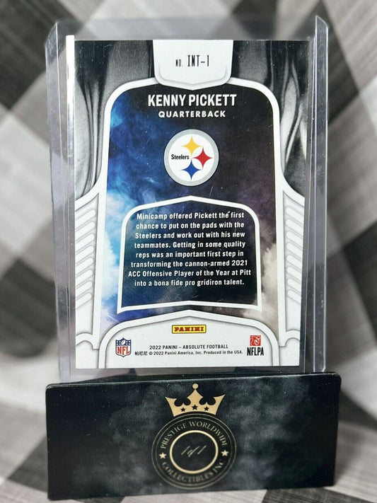 Kenny Pickett 2022 Panini Absolute Rookie Absolute Introductions #INT-1 Steelers