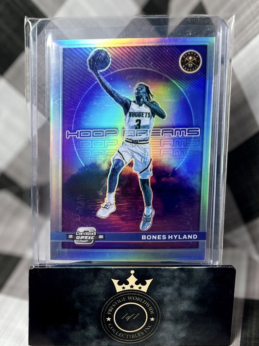 BONES HYLAND 2021-22 Contenders Optic RC Rookie Hoop Dreams Silver #18 NUGGETS