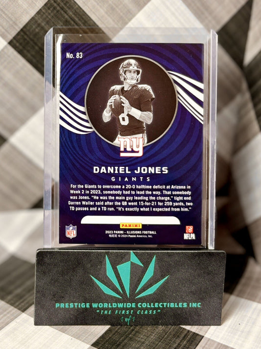 Daniel Jones 2023 Panini Illusions Pink /399 #83 New York Giants SP