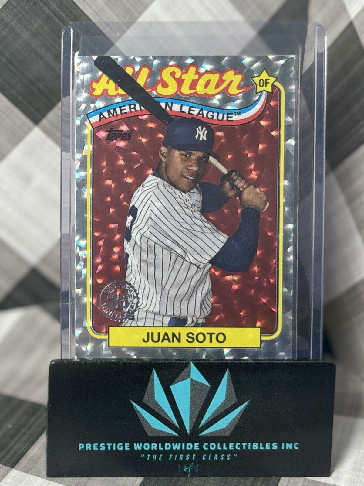 Juan Soto 2024 Topps Series 2 35th All-Star Silver Foil #89ASB-6 NY Yankees