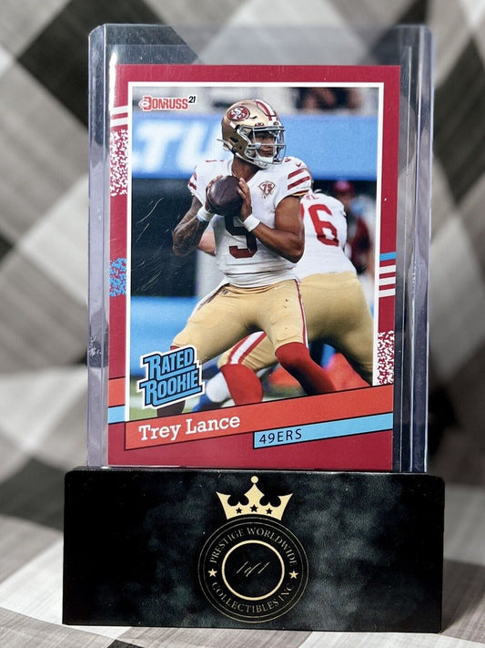 Trey Lance 2021 Panini Instant Red Rated Rookie /2231 #BW3 SF 49ers SP