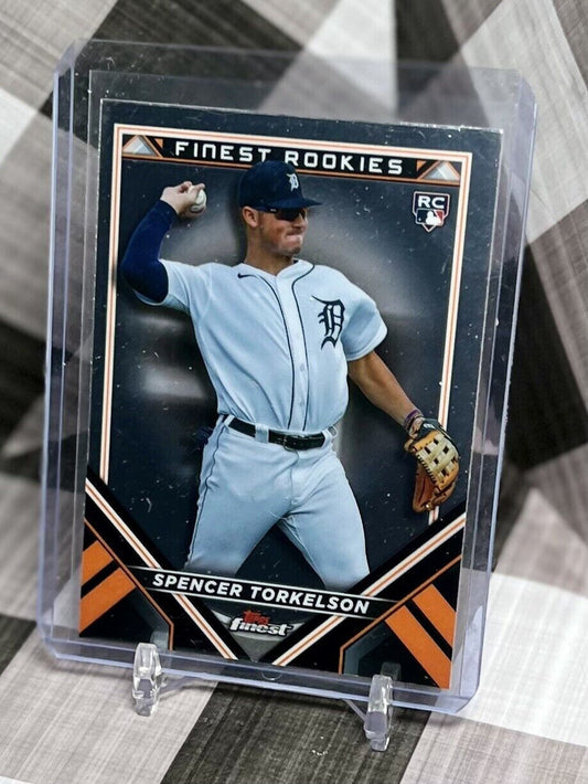 Spencer Torkelson 2022 Topps Finest Finest Rookies Variation #FRD-ST - Tigers RC