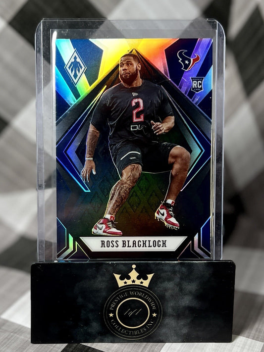 Ross Blacklock 2020 Panini Phoenix Black Prizm SSP /10 #159 - HOU Texans Vikings