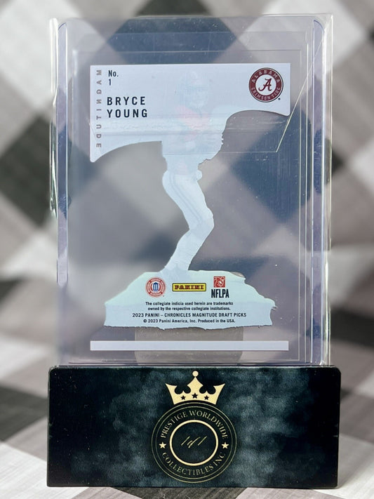 Bryce Young 2023 Panini Chronicles Draft Picks Magnitude #1 Panthers & Bama