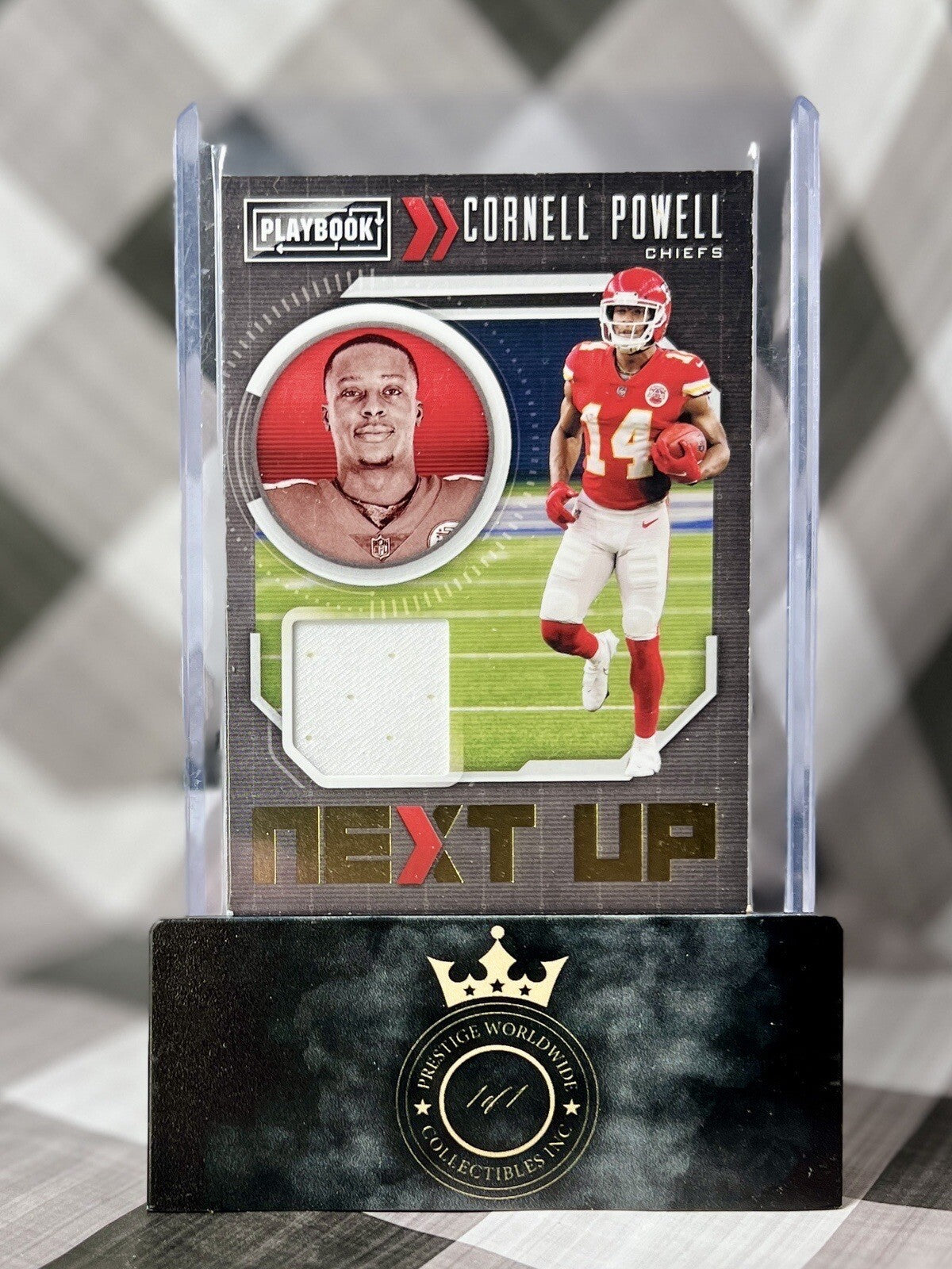 Cornell Powell 2021 Panini Playbook Next Up Patch #NXT-CPO Kansas City Chiefs SP