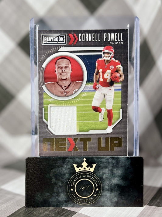 Cornell Powell 2021 Panini Playbook Next Up Patch #NXT-CPO Kansas City Chiefs SP