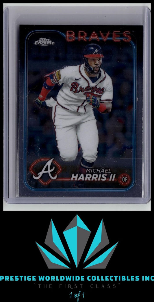 Michael Harris II 2024 Topps Chrome #52 Atlanta Braves