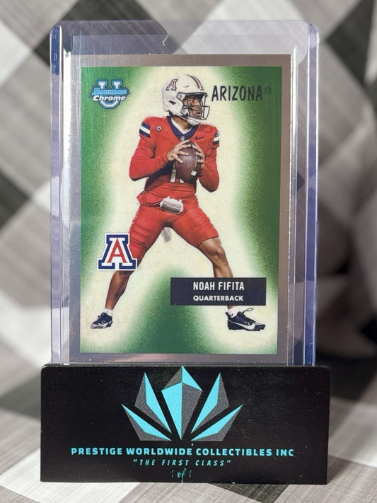 Noah Fiftita 2024 Bowman University U Chrome 1955 #55B-12 Arizona Wildcats RC